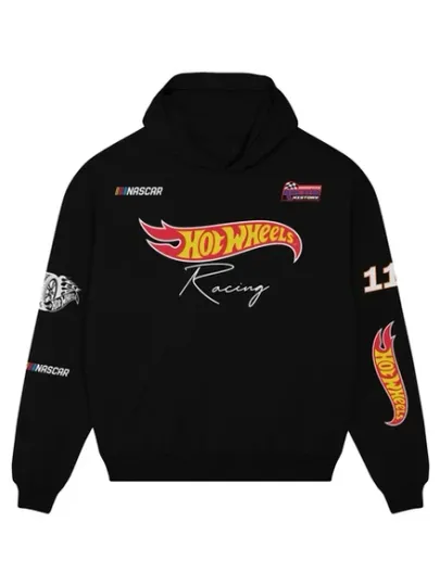 Discover Hot Wheels Racing Flames Hoodie Retro Graphic Unisex Pullover
