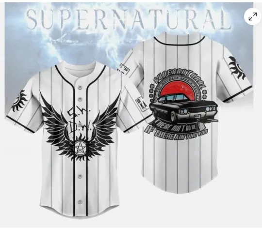 Discover Supernatural There Aint No Me Of There baseball jersey