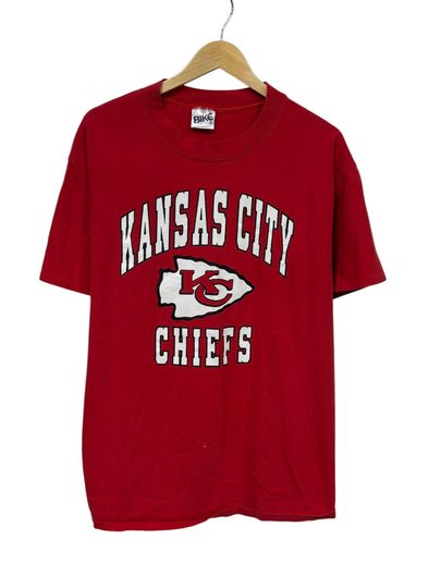 Discover Vintage 90's Kansas City Chiefs football Logo Graphic Tee Size XL