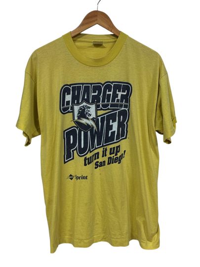 Discover Vintage 90s San Diego Chargers Football Graphic Tee