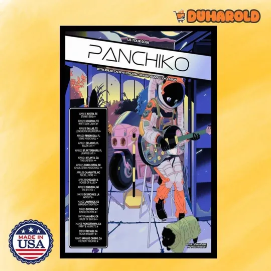 Discover Panchiko US Tour 2026 Poster Home Decor, Wall Art, No Frame, Fan Gift
