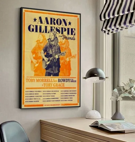Discover Aaron Gillespie & Friends March 2026 Tour Poster