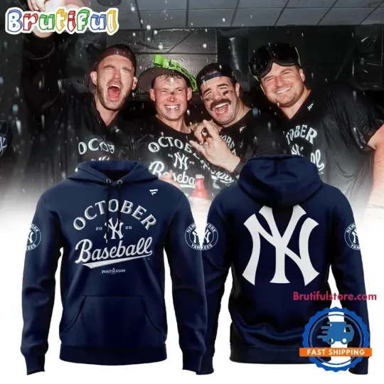 Discover New York Yankee 2025 October Baseball Hoodie 3D All Size