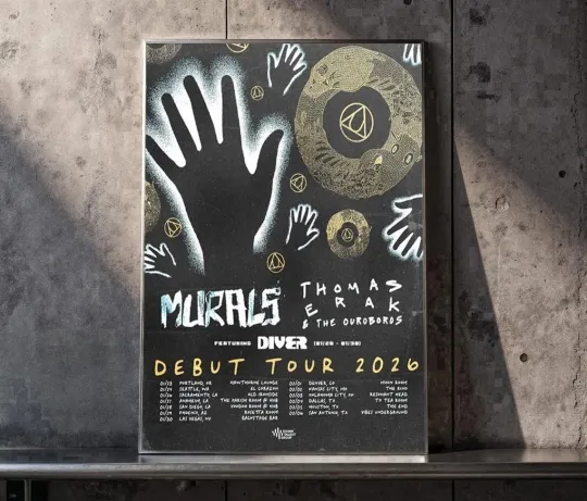Discover Murals Debut Tour 2026 Style Poster