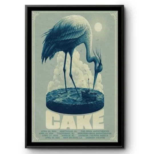 Discover Cake Tour 2026 Concert Poster