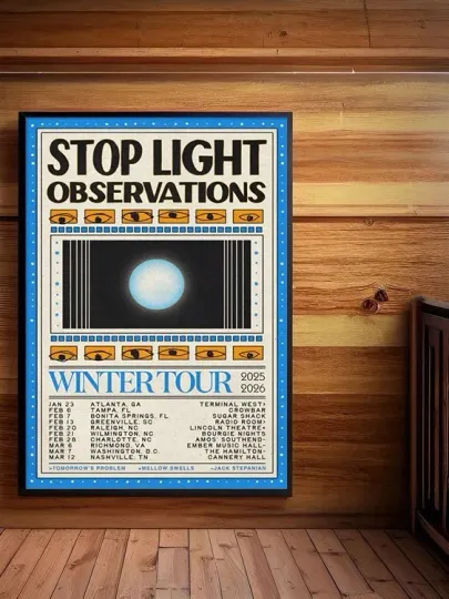 Discover Stop Light Observations Tour Winter 2026 Poster