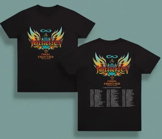 Discover Final Frontier Tour 2026 Shirts Journey Band shirt Cotton Unisex PP2766