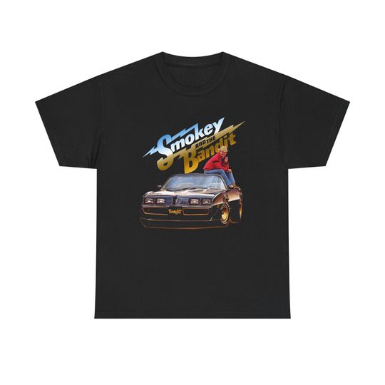 Discover Smokey And The Bandit Movie Logo Black Navy Tee T-Shirt Size S to 5XL