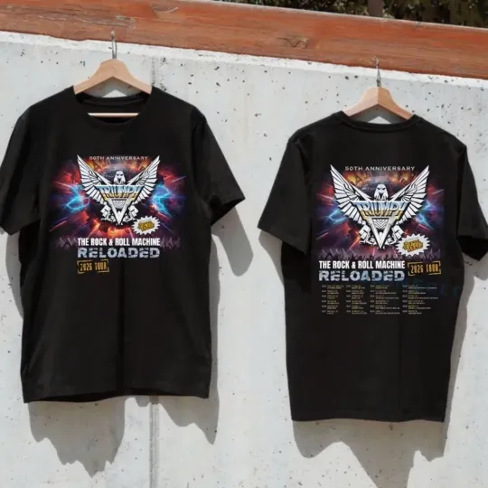 Discover Triumph Rock Roll Machine Reloaded Shirt, Triumph 2026 Tour T Shirt, Classic Roc