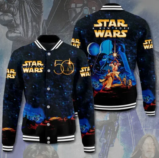 Discover Star Wars 50Th Anniversary Baseball Jacket