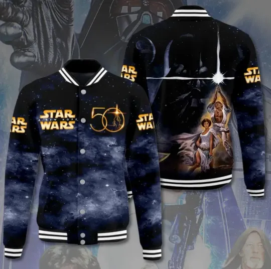 Discover Star Wars 50Th Anniversary Baseball Jacket