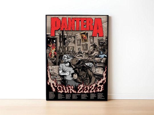 Discover Mayhem Skull 2025 Tour Lithograph Poster
