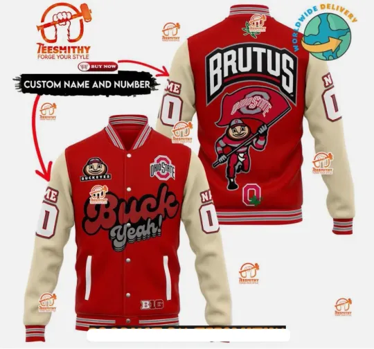 Discover Custom Ohio State Baseball Jacket Unisex