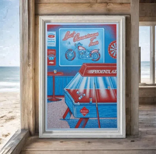 Machine Gun Kelly Los Americana Tour 2025 Poster