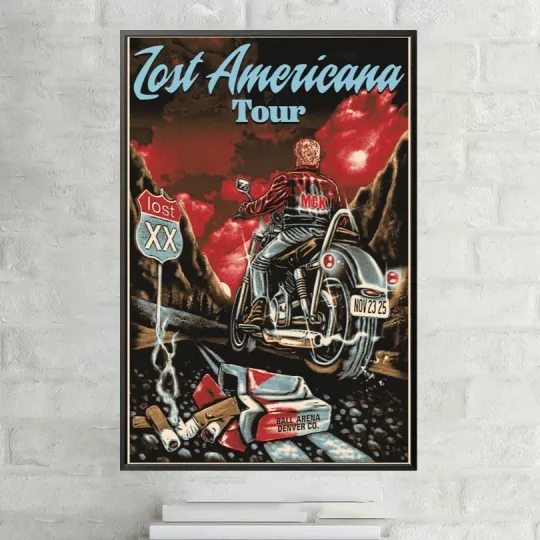 MGK Denver CO Poster – November 23 2025 Ball Arena Concert Art - Unframed