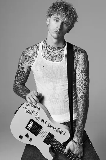 Mgk Machine Gun Kelly Usa Rapper Star Wall Art Home Decor