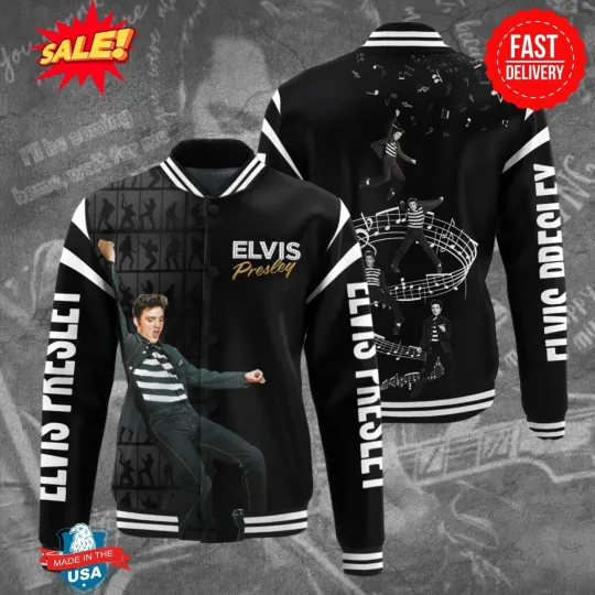 Discover 2025 Elvis Presley Baseball Jacket