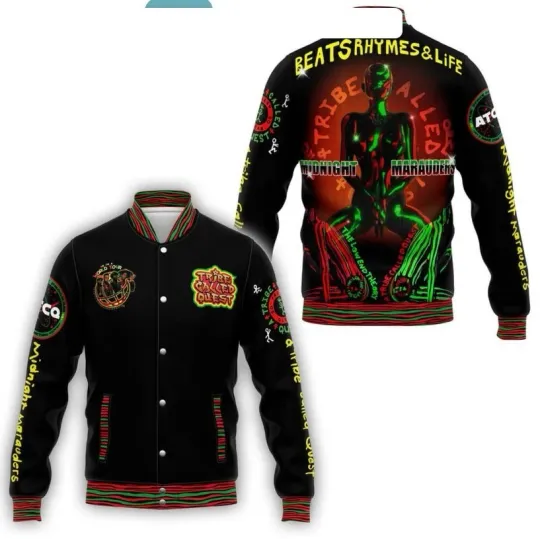 Discover A Tribe Called Quest Beats Rhymes Life Baseball Jacket