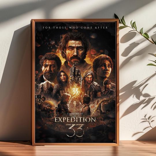 Clair Obscur Expedition 33 Vertical Poster - High-Definition Canvas Wall Art