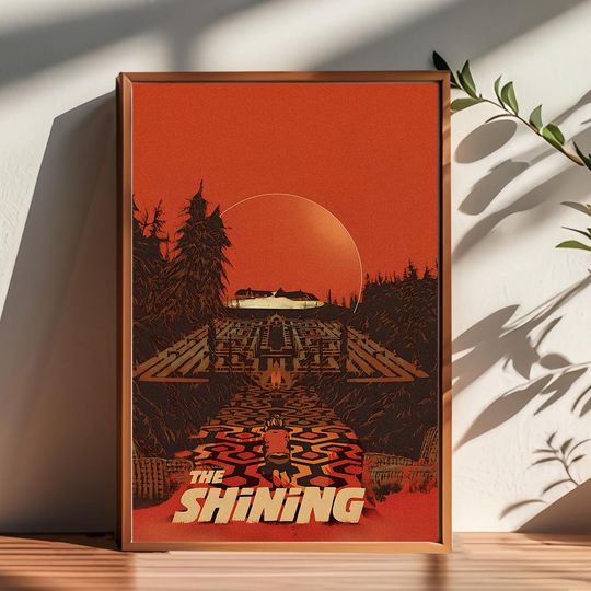 Digital The Shining Movie Poster Vertical Wall Art