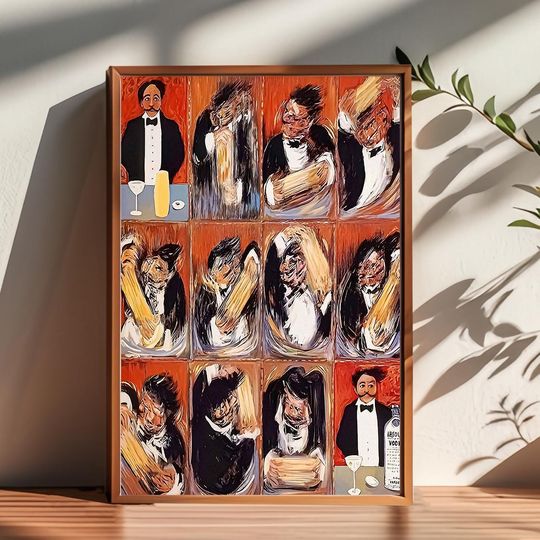 Discover Guy Buffet Martini Canvas Poster - Bar Art and Home Decor