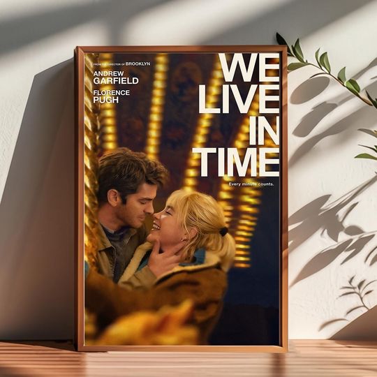 Discover We Live In Time Movie Poster: Modern Film Wall Art
