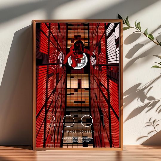 Discover 2001 A Space Odyssey Movie Poster - Sci-Fi Wall Art for Home & Living