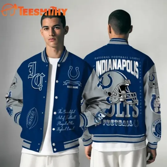 Discover Indianapolis city Colt Chasing Greatness Personalized Varsity Jacket