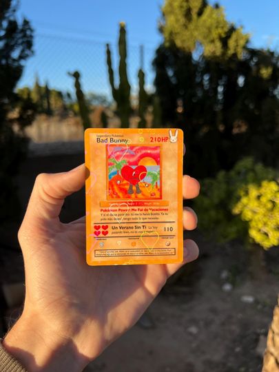 Discover Bad Bunny Album Acrylic Card