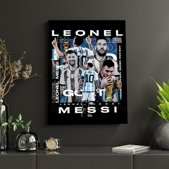 Discover Lionel Messi World Cup 2026 Poster | Argentina National Team Soccer Wall Art | Football Legend FIFA WC Decor Gift | Fast Shipping!