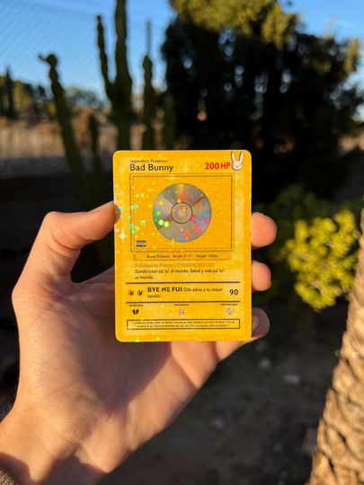 Discover Bad Bunny PKM Card