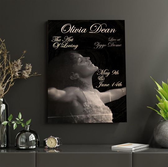 Discover Olivia Dean Poster Vintage Music Print Retro Concert Style Wall Art The Art of Loving Aesthetic Decor, Indie Soul Music Poster,Ships Fast!