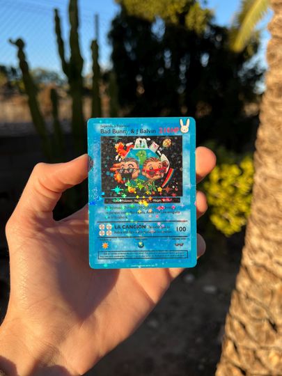 Bad Bunny Acrylic Card