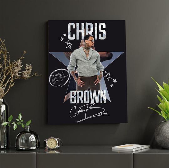 Discover Chris Brown Brezzy Bowl XX Tour Poster, R&B Concert Wall Art, Chris Brown Music Poster, Singer Tour Decor, Fan Gift