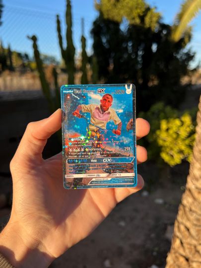 Discover Bad Bunny Acrylic Card