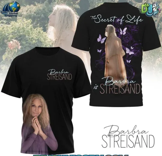 Discover Barbra Streisand 3D AOP T-Shirt