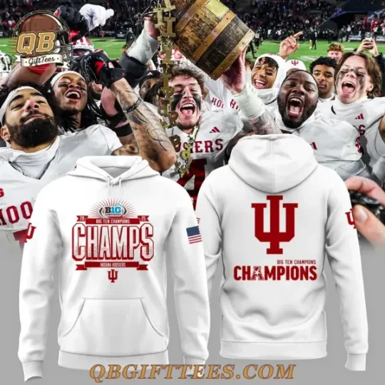 Discover Indiana Football Champs 2025 Special Edition 3D Fan Hoodie