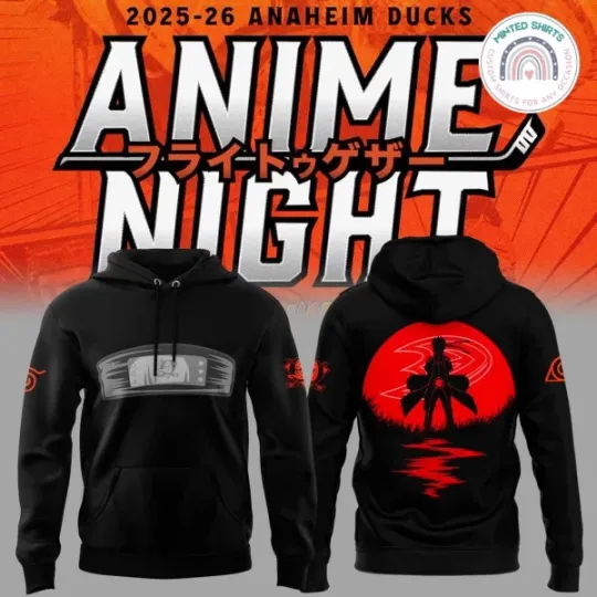 Discover 2025 Anime Hockey Night Limited 3D Hoodie Gift For Fans