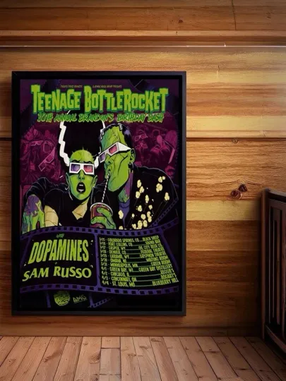 Discover Poster Teenage Bottlerocket 2026 10th Annual on's Birthday Bash Tour