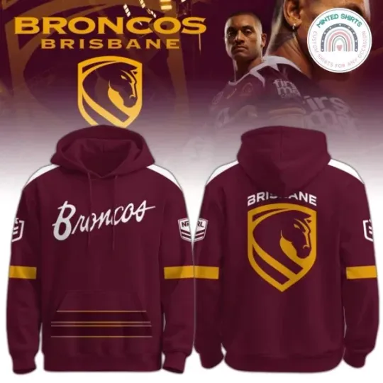 3D Brisbane Broncos 2026 Limited Edition Hoodie