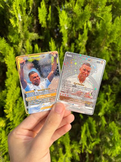 Discover Kylian Mbapp Real Madrid FC poket mons style card