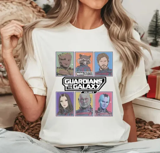 Discover Disney Marvel Guardians Of The Galaxy Graphics Ivory Comfort Colors T-shirt