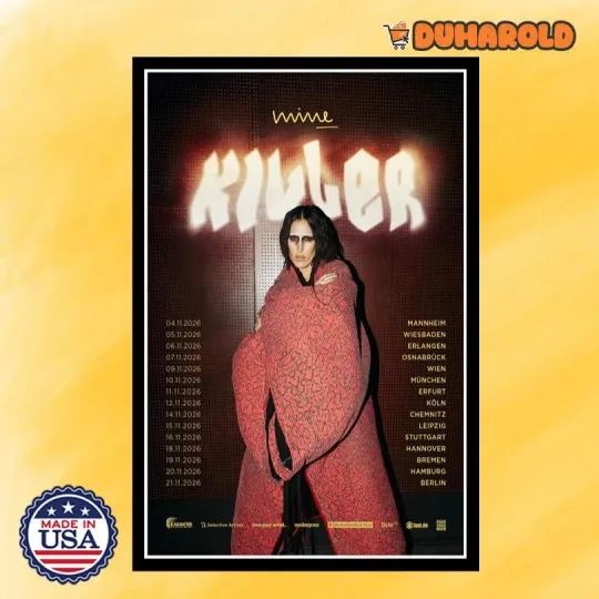 Discover Mine November Tour 2026 Poster Home Decor, Wall Art, No Frame, Fan Gift