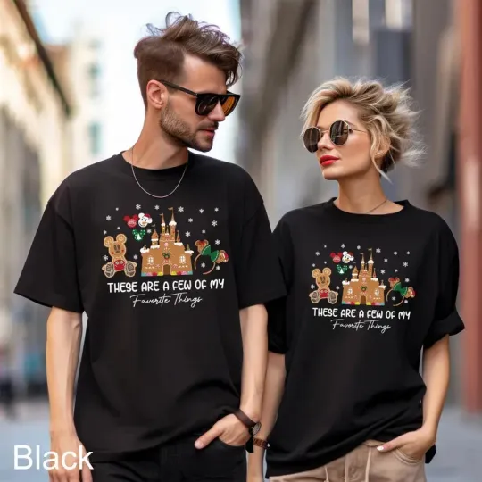 Discover Disney These Are A Few Of My Favorite Things Black Comfort Colors T-shirt