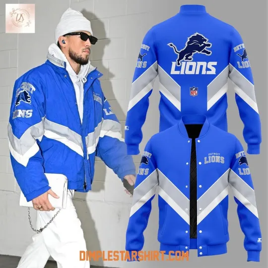 Discover Detroit city Lion Vintage 90s Pro Line Starter 2025 Baseball Jacket