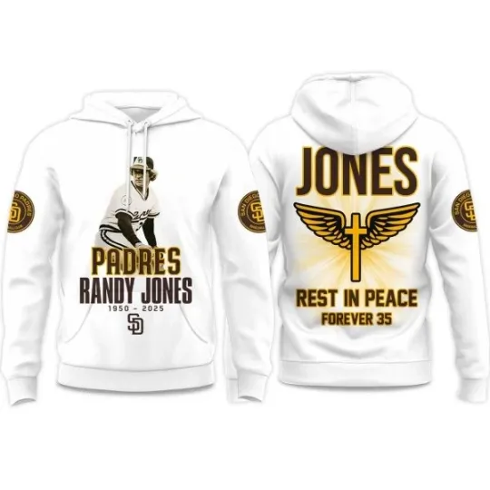 Discover Baseball Legend Tribute Randy Jones Forever 35 Fan 3D Hoodie