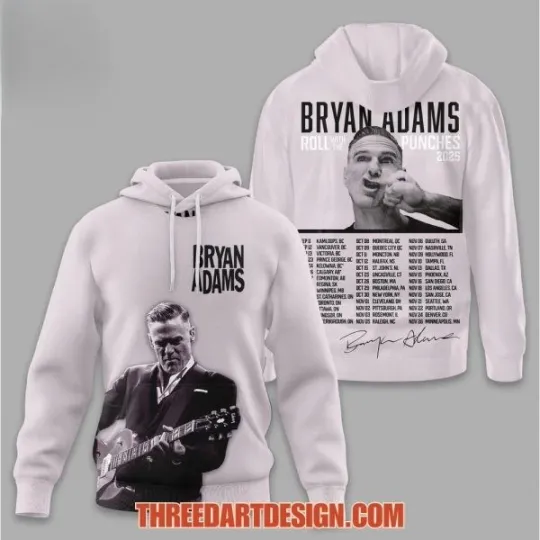 Discover Bryan Roll With The Punches 2025 Hoodie 3D