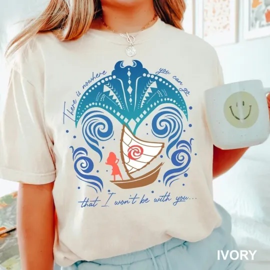 Discover Disney Moana There Is Nowhere You Can Go Ivory Comfort Colors T-shirt