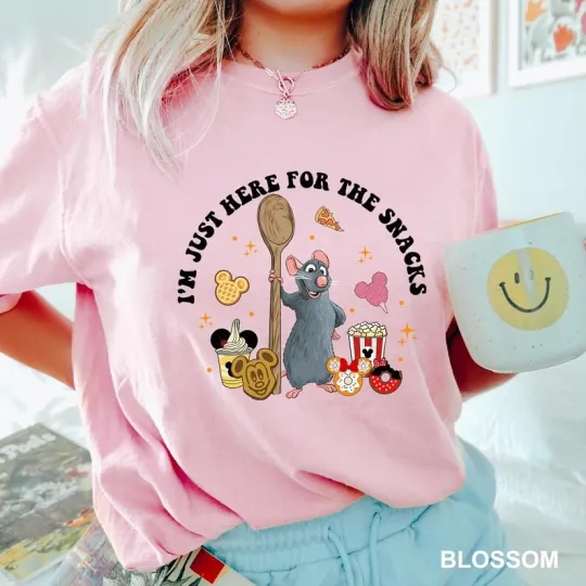 Discover Disney Ratatouille Little Chef Remy The Snack Blossom Comfort Colors T-shirt