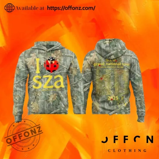 Discover Sza Sos Deluxe Lana Grand National Tour 2025 Tshirt Hoodie 3D